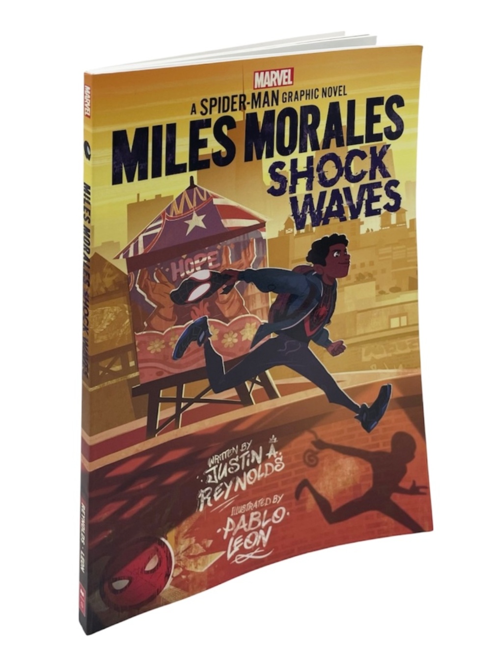 Marvel Spiderman- Miles Morales Shock Waves paperback book-New